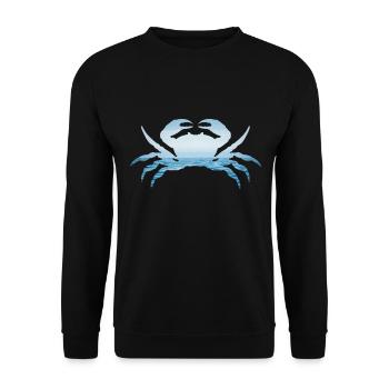 Cancer Cadeau Crevette Crabe Homard Scorpion - Sweat-shirt Unisexe - noir - Devant - Alina (178cm) & Michal (187cm)