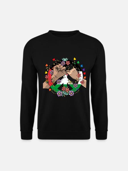 Palestine Tshirt Men Children Women Palestine - Unisex Sweatshirt - black