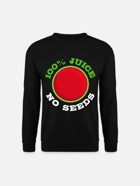 Drôle de vasectomie Stérilisation Pastèque - Sweat-shirt Unisexe - noir