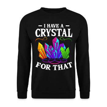 Yoga Namaste Crystal Collector Chakra - Sweat-shirt Unisexe - noir - Devant - Alina (178cm) & Michal (187cm)