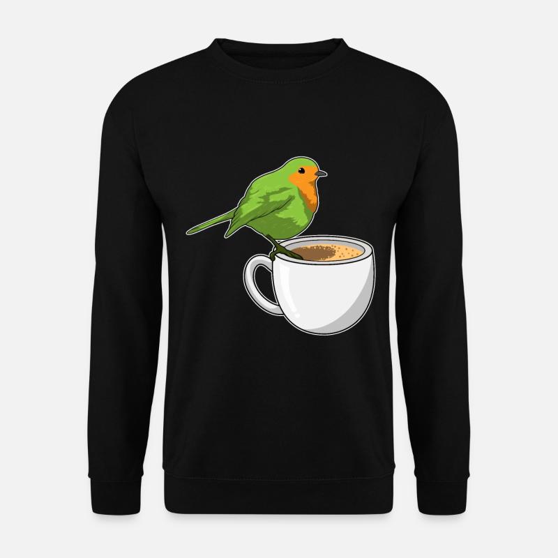Bird Coffee Mug - Unisex Sweatshirt - black