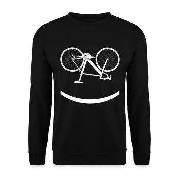 Gravel Bike - Ride Gravel Bike Gravel Road Bike - Unisex Sweatshirt - black - Front - Alina (178cm) & Michal (187cm)