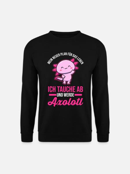 Axolotl - Unisex Pullover - Schwarz