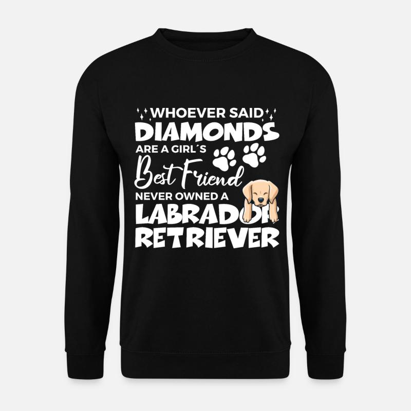 Labrador Dogs - Unisex Sweatshirt - black