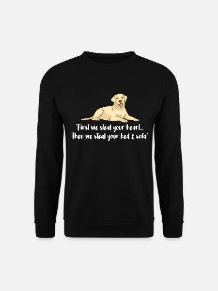 Labrador Hunde - Unisex Pullover - Schwarz