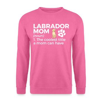 Chiens Labrador - Sweat-shirt Unisexe - rose - Devant