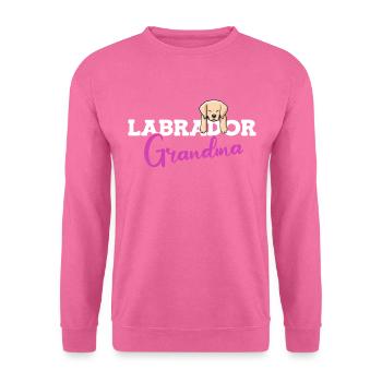 Chiens Labrador - Sweat-shirt Unisexe - rose - Devant