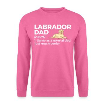 Chiens Labrador - Sweat-shirt Unisexe - rose - Devant