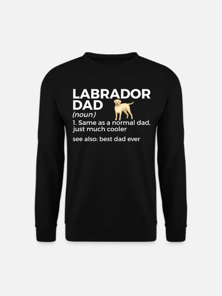 Labrador Hunde - Unisex Pullover - Schwarz
