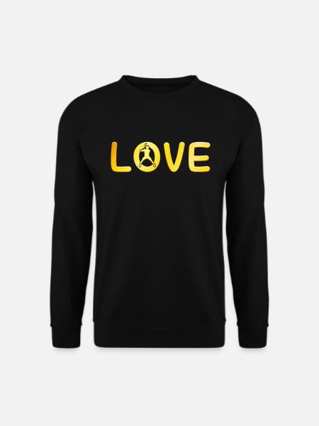 Amour du baseball - Sweat-shirt Unisexe - noir