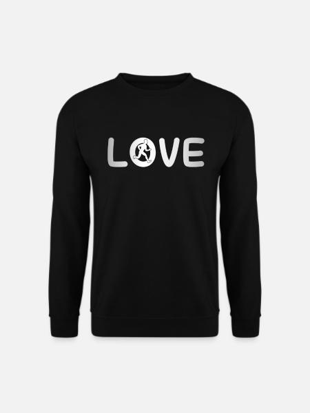 Jogging Love - Unisex Sweatshirt - black