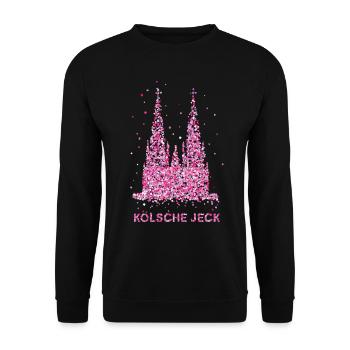 Confetti in the Heart Carnival Carnival Costume Replacement - Unisex Sweatshirt - black - Front - Alina (178cm) & Michal (187cm)