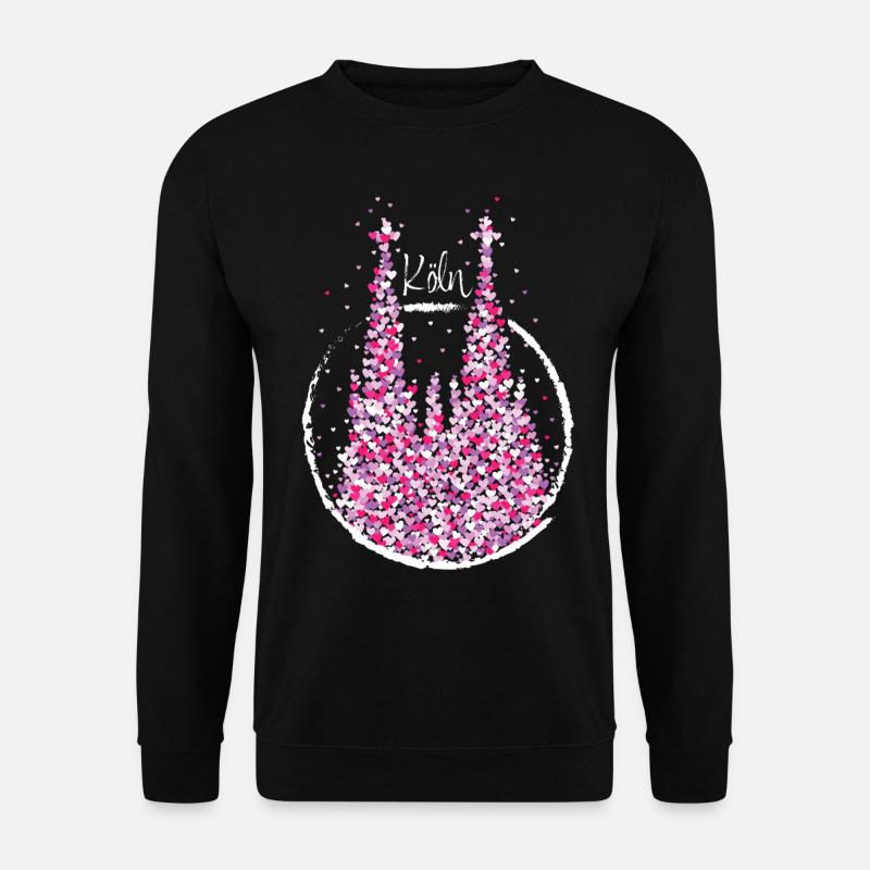 Kölner Dom Karneval Konfetti Kölsch Kölle Colonia - Unisex Pullover - Schwarz