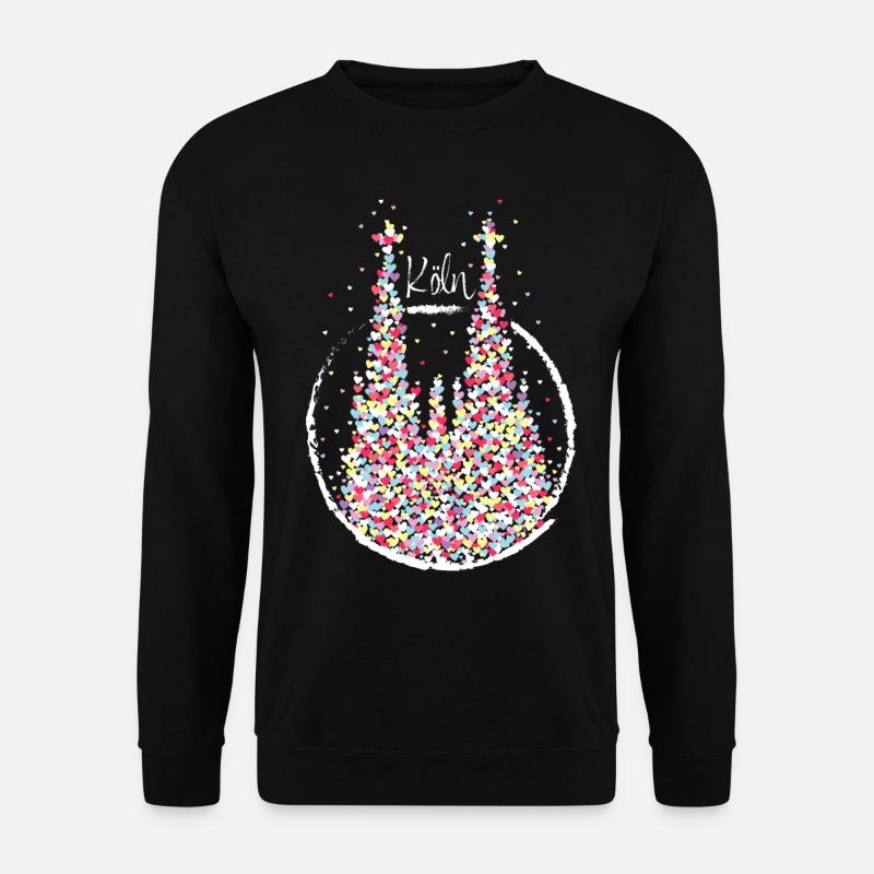 Kölner Dom Karneval Fasching Kölsch Kölle Cologne - Unisex Pullover - Schwarz