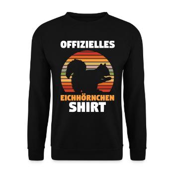 Erdmännchen - Unisex Pullover - Schwarz - Vorne - Alina (178cm) & Michal (187cm)