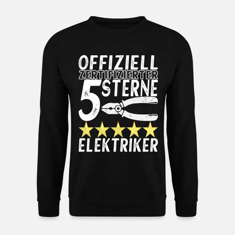 Electrician Electronics Technician - Unisex Sweatshirt - black