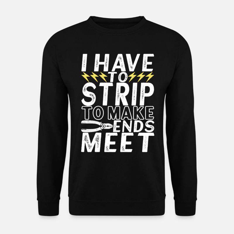 Electrician Electronics Technician - Unisex Sweatshirt - black