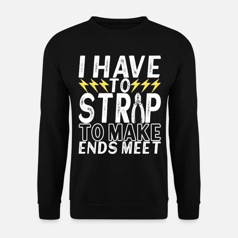 Electrician Electronics Technician - Unisex Sweatshirt - black