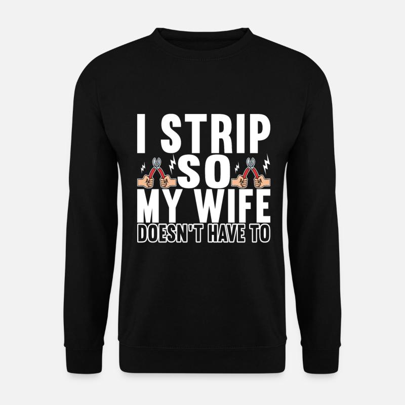 Electrician Electronics Technician - Unisex Sweatshirt - black