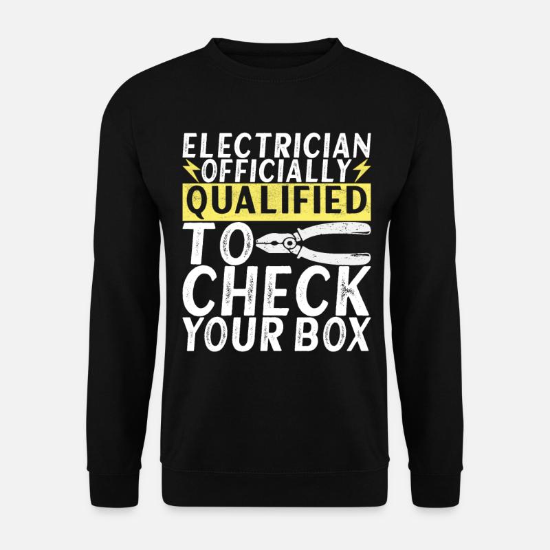 Elektriker Elektroniker - Unisex Pullover - Schwarz