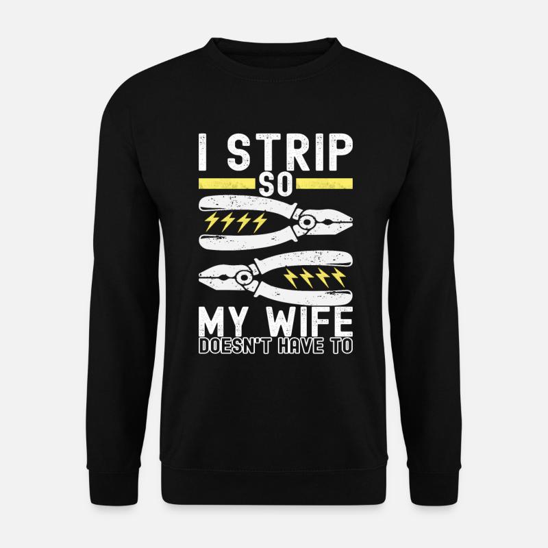 Electrician Electronics Technician - Unisex Sweatshirt - black