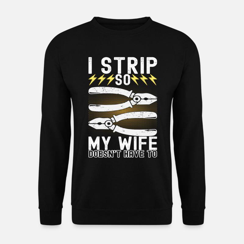 Electrician Electronics Technician - Unisex Sweatshirt - black