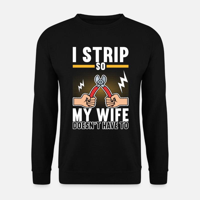 Electrician Electronics Technician - Unisex Sweatshirt - black