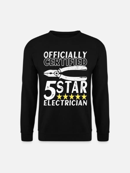 Electrician Electronics Technician - Unisex Sweatshirt - black