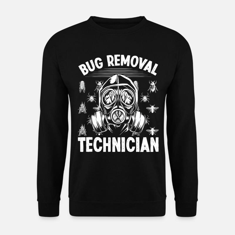 Pest Control Worker Animal Control Bug Killer - Unisex Pullover - Schwarz