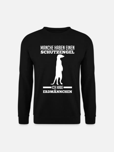 Erdmännchen - Unisex Pullover - Schwarz