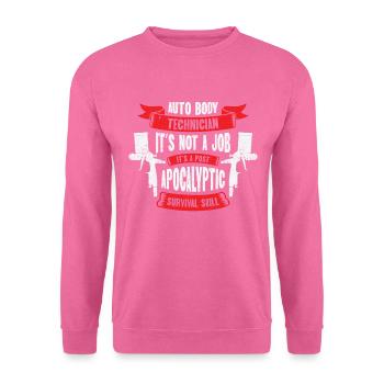Autokarosserietechniker Postapokalyptische - Unisex Pullover - Pink - Vorne