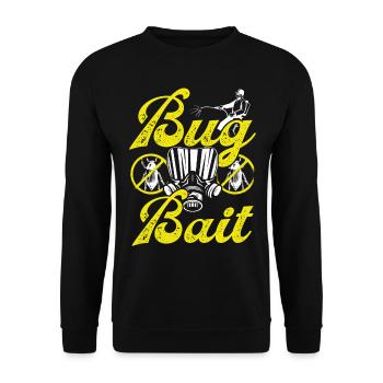 Pest Control Technician Bug Bait Animal Control - Unisex Pullover - Schwarz - Vorne - Alina (178cm) & Michal (187cm)