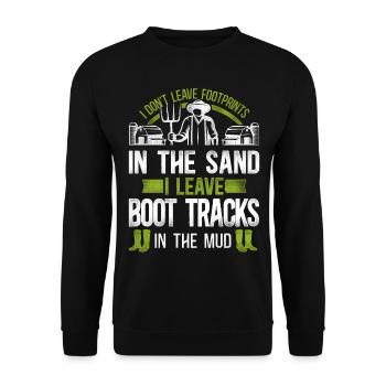 Agriculteur Vintage Je ne le fais pas - Sweat-shirt Unisexe - noir - Devant - Alina (178cm) & Michal (187cm)