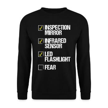 Animal Control Officer Pest Control Technician - Unisex Pullover - Schwarz - Vorne - Alina (178cm) & Michal (187cm)