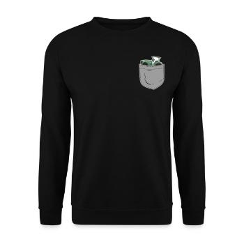 Tracteur de poche agricole agricole - Sweat-shirt Unisexe - noir - Devant - Alina (178cm) & Michal (187cm)