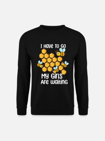 Imker Imkerin Imkerei Honig Bienen Bienenzüchter - Unisex Pullover - Schwarz