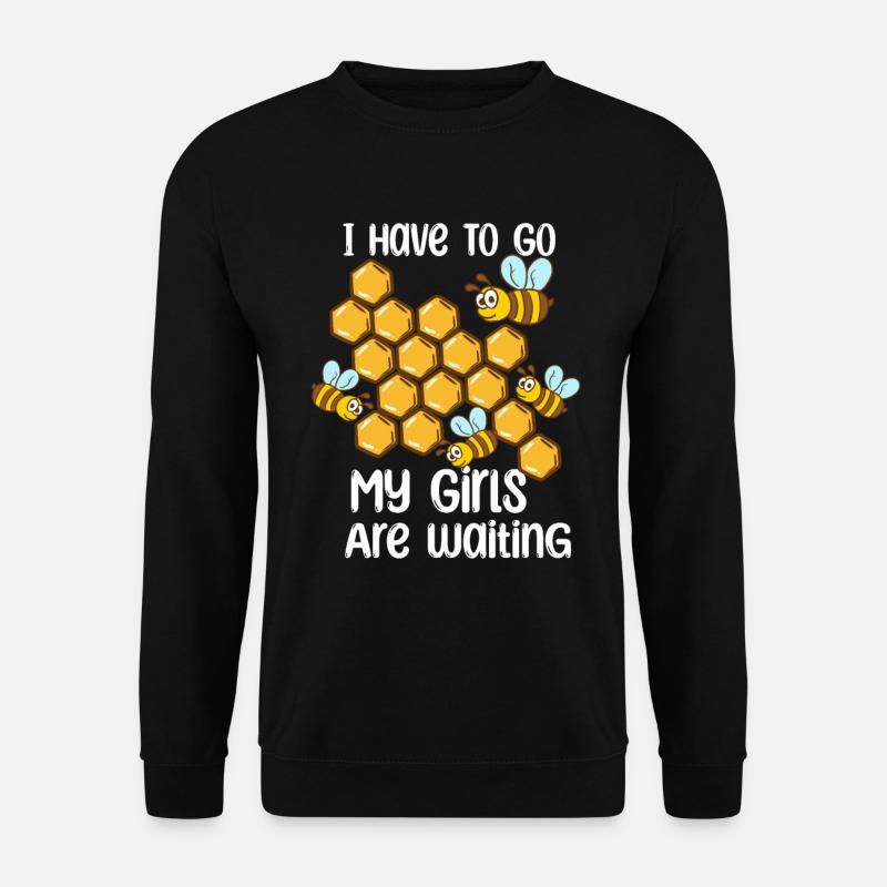 Imker Imkerin Imkerei Honig Bienen Bienenzüchter - Unisex Pullover - Schwarz