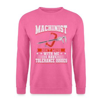 Machines de machiniste - Sweat-shirt Unisexe - rose - Devant