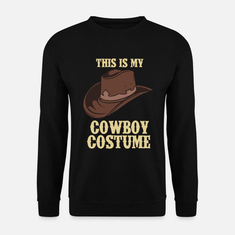 Cowboy Kostüm Country Western - Unisex Pullover - Schwarz