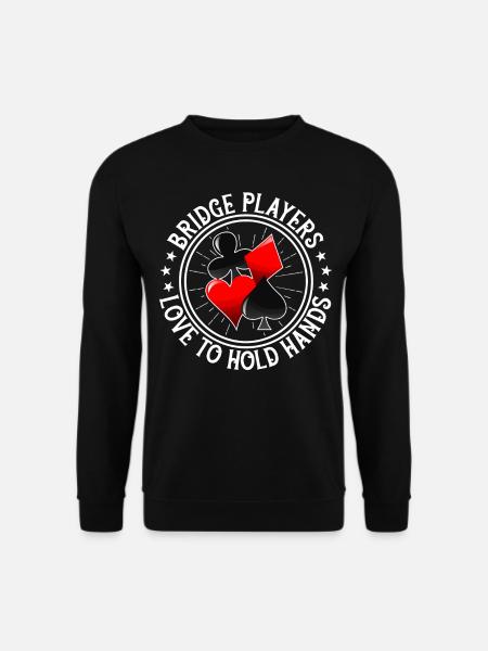 Jeu de cartes Bridge Player - Sweat-shirt Unisexe - noir