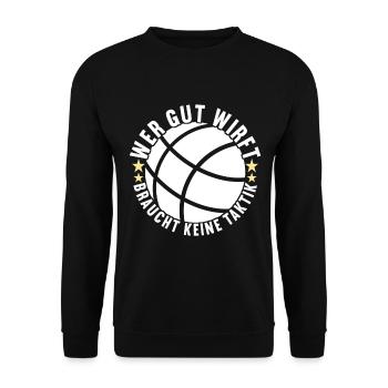 Boule Boulespieler - Unisex Pullover - Schwarz - Vorne - Alina (178cm) & Michal (187cm)