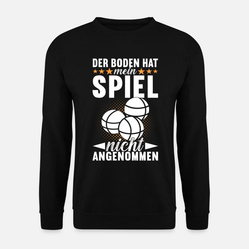 Boule Boulespieler - Unisex Pullover - Schwarz