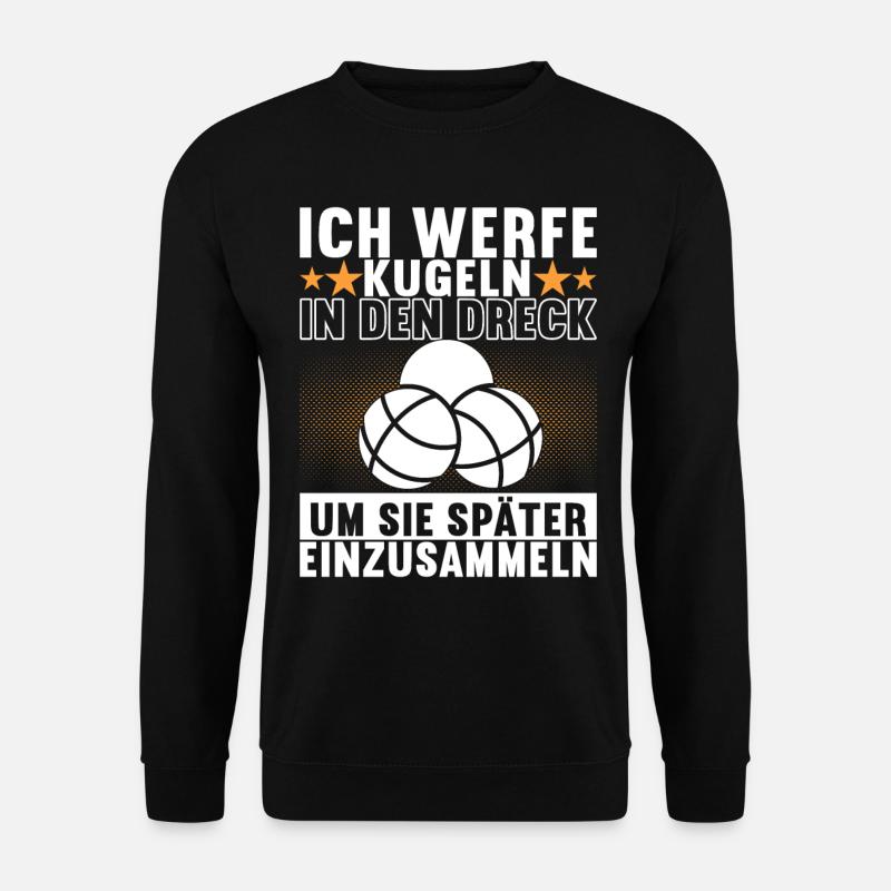 Boule Boulespieler - Unisex Pullover - Schwarz