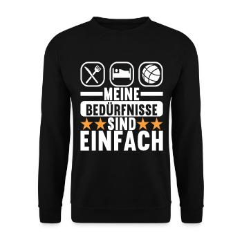 Boule Boulespieler - Unisex Pullover - Schwarz - Vorne - Alina (178cm) & Michal (187cm)