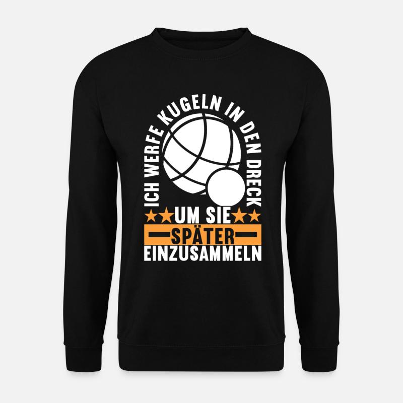 Boule Boulespieler - Unisex Pullover - Schwarz