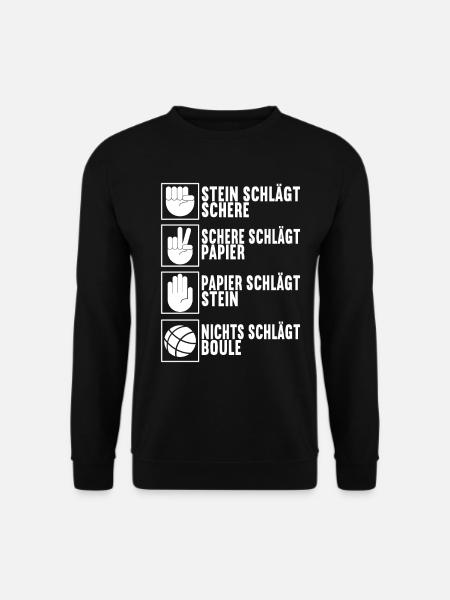Boule Boulespieler - Unisex Pullover - Schwarz