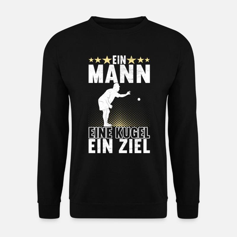 Boule Boulespieler - Unisex Pullover - Schwarz