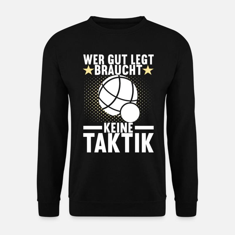 Boule Boulespieler - Unisex Pullover - Schwarz