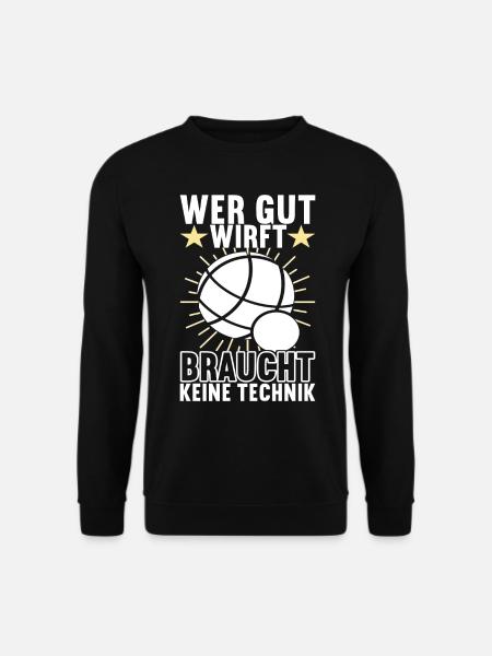 Boule Boulespieler - Unisex Pullover - Schwarz