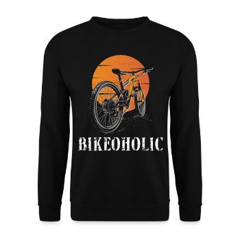 Enduro VTT VTT Équitation - Sweat-shirt Unisexe - noir - Devant - Alina (178cm) & Michal (187cm)